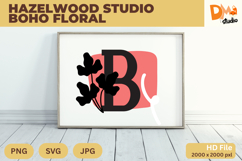 Hazelwood Studio Boho Floral Monogram Product Image 1