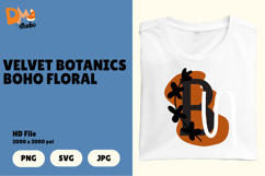 Velvet Botanics Boho Floral Monogram Product Image 1