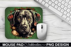 St. Patrick&#039;s Day DOG Sublimation Mouse Pad Design Product Image 1