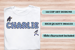 Baseball Sport Alphabet png clipart, baseball letters doodle Product Image 6