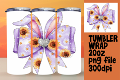 Customizable Sublimation Tumbler 20oz , Easter Bunny Product Image 1
