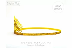 Crown svg Tiara svg Birthday tiara Princess svg Party hat Product Image 2