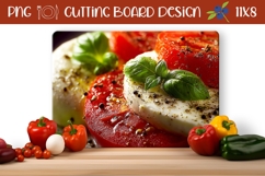 Caprese Cutting Board Design, Kitchen Cutting Board Product Image 1