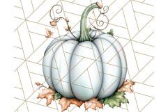 Fall Pumpkin Clipart PNG, Autumn Pumpkins, Jewel Tones Png Product Image 4