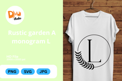 Rustic Garden Monogram Product Image 1