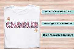 Cottagecore Alphabet png clipart, Floral letters doodle Product Image 6