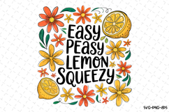 Easy peasy lemon squeezy Svg | Quotes Svg | Svg Cut Files Product Image 1