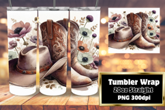 Custom Wraps for 20oz Tumbler , Western Product Image 1