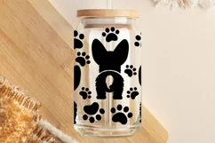 Corgi Glass Wrap SVG, 16oz Libbey Wrap SVG, Dog Mama SVG Product Image 3