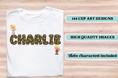 Valentine Alphabet Clip Art, valentines day letters doodle Product Image 6