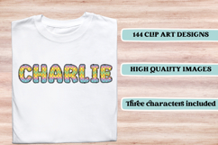 Whimsical Alphabet &amp; 12x12 Digital Paper Bundle Product Image 7