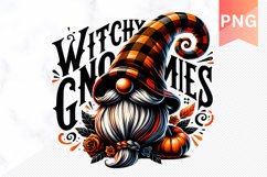 Halloween Gnome Sublimation - Clipart PNG Design Product Image 1
