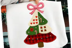 Crochet Yarn Christmas Tree PNG, Christmas Tree PNG, Tree Product Image 2
