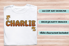 Rainbow Animal Alphabet png clipart, animal letters doodle Product Image 6