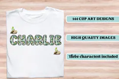 Earth Day Alphabet png clipart, earth day letters doodle Product Image 6
