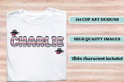 Father’s Day Alphabet clipart, father’s day letters doodle Product Image 6