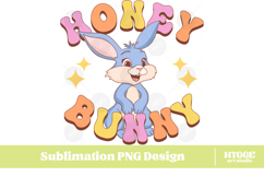 Easter Bunny Sublimation DTF Chick Farm Hip Hop Spring Joy Product Image 1
