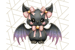 Pastel Goth Halloween PNG Clipart, Creepy Cute Art Product Image 4