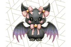 Pastel Goth Halloween PNG Clipart, Creepy Cute Art Product Image 4