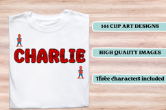 Spiderhero Alphabet png clipart, spiderhero letters doodle Product Image 6