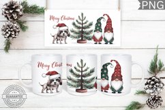 Merry Christmas Mug Wrap - Christmas Mug Sublimation Product Image 1