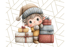 Storybook Santa &amp; Friends PNG Clipart, Christmas Png Clipart Product Image 4