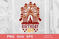 circus birthday svg, birthday circus svg, circus svg, cut Product Image 1