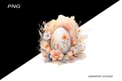 Easter Clipart, Easter Egg Clipart, Easter Bunny Png Product Image 1