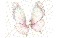 Pastel Fairies and Butterflies PNG, Spring Fantasy Clipart Product Image 4