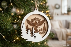 Nativity Ornament Engraving SVG Bundle | Christmas | SVG Product Image 2
