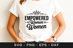 Empower Women Motivation SVG PNG Product Image 1
