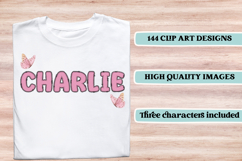 Cottagecore Alphabet png clipart, Garden letters doodle Product Image 6