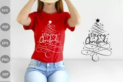 Merry Christmas SVG Design / Christmas Tshirt Design Product Image 4