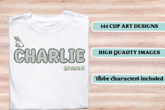 Spring Fling Alphabet png, letters doodle, spring clipart Product Image 6