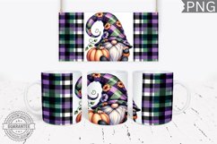 Halloween Gnome Mug Wrap Sublimation - Halloween PNG Product Image 1