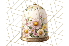 Floral Sewing Clipart PNG Vintage Sewing Elements Needlework Product Image 4