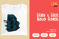Herb &amp; Haze Boho Floral Monogram Product Image 1