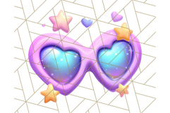 Sea Creatures With Summer Accessories PNG Clipart Product Image 4
