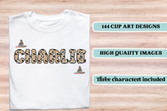 Wizard Magic School Alphabet Clipart, wizard letters doodle Product Image 6
