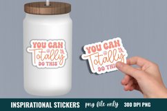 Inspirational Quotes Sticker, You can totally do this Sticke Product Image 1