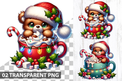Christmas Sublimation Clipart Bundle - Christmas PNG files Product Image 13