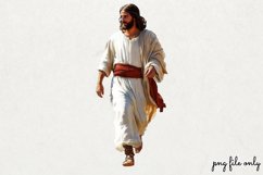 Watercolor Jesus Clipart PNG Product Image 1