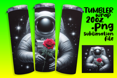 Sublimation Designs for 20oz Tumblers , Astronaut Product Image 1