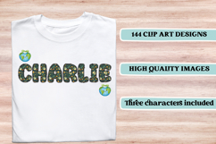 Earth Day Alphabet png clipart, earth day letters doodle Product Image 6