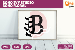 Boho Ivy Studio Boho Floral Monogram Product Image 1
