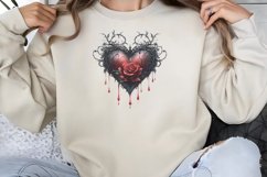 Gothic Valentines Day Sublimation PNG Product Image 1