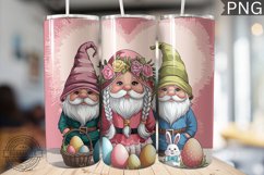 Easter Gnome Tumbler Wrap - High Quality 300 Dpi Product Image 1