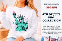 Peace Liberty PNG | Trendy Statue of Liberty DTF Product Image 12