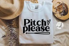 Pitch Please SVG DXF PNG JPG | Baseball Svg Product Image 1