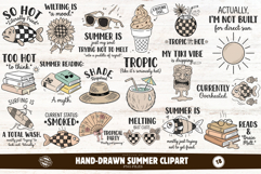 Hand-Drawn Summer Clipart Product Image 1